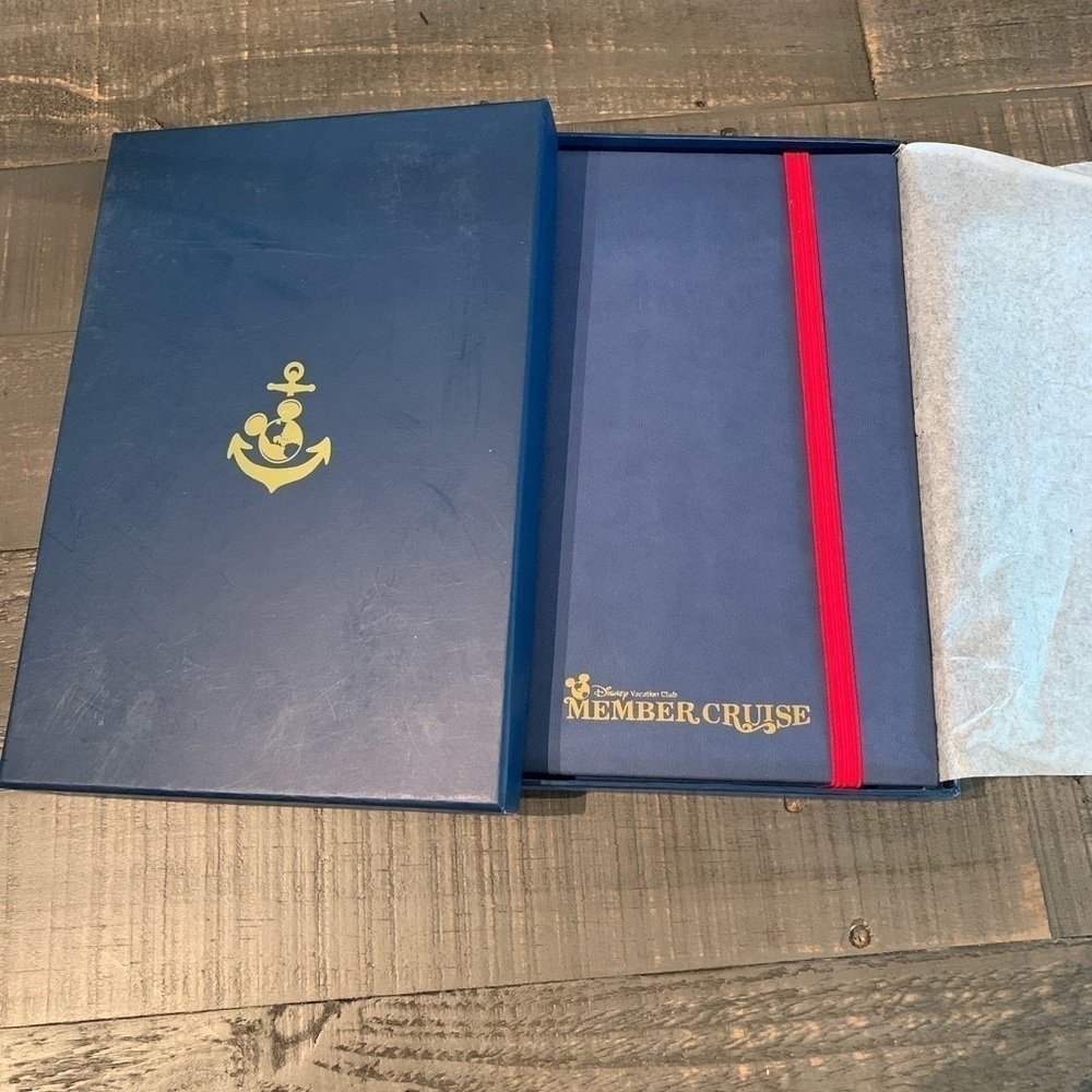 Disney Vacation Club Member Cruise Exclusive Notebook Journal Anchor Mickey‎